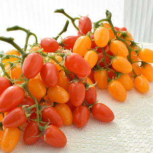 Tomates Cherry Artificiales de Alta Calidad, Decoración de Frutas Falsas para el Hogar, Cocina, Fiestas, para Navidad - Product Image 1