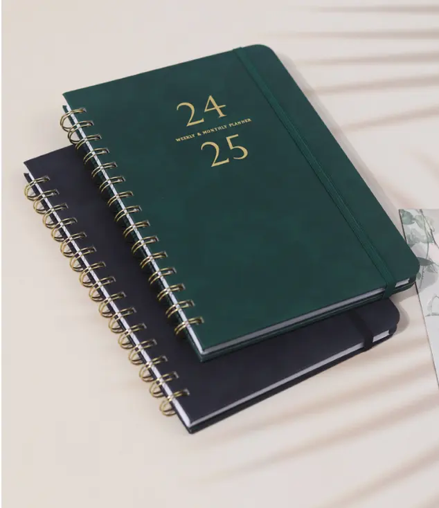 English Money Saving A5 Bulk Girl Logo Used Small Spiral Customised Dotted Journal Gift Notebook For Boys