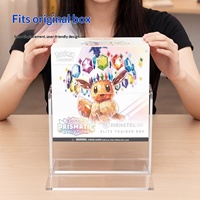 Boîte de rangement anti-poussière pour cartes de collection ETB, en acrylique magnétique avec protection UV, pour collection UPC 2026, sur mesure, offre exclusive