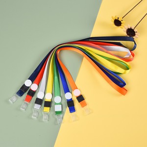 Quảng cáo màu Polyester trống dây buộc và chủ thẻ ID trống thăng hoa dây buộc tùy chỉnh dây đeo cổ tròn dây buộc - Product Image 1