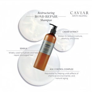 Set <span class=keywords><strong>de</strong></span> Cuidado Capilar <span class=keywords><strong>de</strong></span> Lujo Personalizado, Vegano, Orgánico, con Proteína y Caviar, Mascarilla Capilar, Sérum, Champú y Acondicionador, Marca Privada - Product Image 4