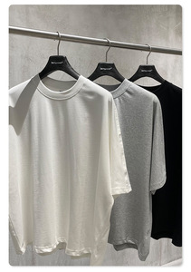 Camiseta Blanca con Logotipo Personalizado al por Mayor, Camiseta de Hombre de Alta Calidad, Gráfica, 100% Algodón, Estilo Urbano, Holgada, Informal - Product Image 4