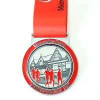 HyperCrafts Usine En Gros Oem Souvenirs Personnalisés Taille 5K 10K Compétition Sportive Triathlon Marathon Racing Médailles et Longe