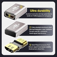 Adaptateur d'extension portable en métal, femelle à femelle