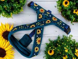 Harnais pour chien doublé de polaire Teal Suowers - Product Image 2