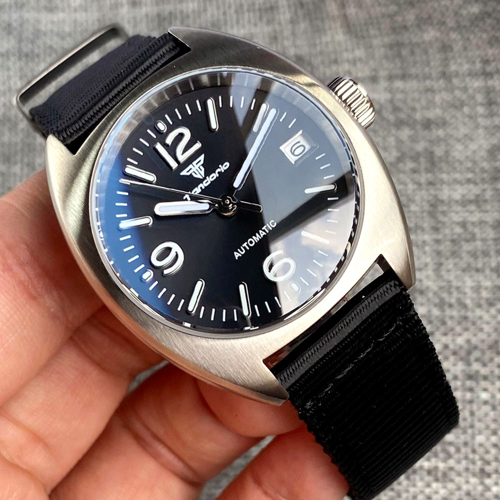 Tandorio 36mm Automatic Diver Watch Men - Seiko Nh35, 20atm