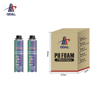 B1 B2 난연성 확장 폴리 우레탄 폼 단단한 코킹 단열 건물 옥상 건설 실란트 스프레이 PU 폼 - Product Image 4