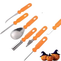 Groothandel Draagbare Fruit Groente Voedsel Mes Beeldhouwen Gereedschapsset Pompoen Carving Kit