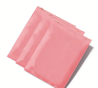 Sacs Ziplock en Plastique Rose Personnalisés 100 Pièces Haute Résistance Imperméables Refermables pour l'Emballage de Vêtements
