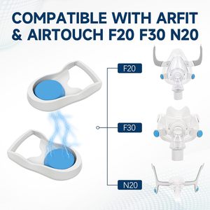 Clips magnétiques pour serre-tête CPAP à <span class=keywords><strong>prix</strong></span> d'usine pour connecteurs de masque de remplacement <span class=keywords><strong>ResMed</strong></span> AirFit F20 N20 F30 - Product Image 1