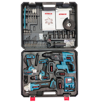 Tmaxtool 20 В беспроводной ударный ключ угловая шлифовальная машина Ударная дрель 4 в 1 Набор инструментов