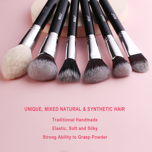 BEILI Set <span class=keywords><strong>di</strong></span> 20 Pennelli da Trucco <span class=keywords><strong>di</strong></span> Lusso <span class=keywords><strong>di</strong></span> Alta Qualità con Logo Personalizzato, Etichetta Privata, in Pelo <span class=keywords><strong>di</strong></span> Capra con Custodia - Product Image 5