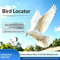 Bague de patte anti-perte pour oiseaux (papillons, pigeons) avec traceur GPS 4G - Positionnement à distance en temps réel IP67, longue autonomie de la batterie et suivi de la trajectoire