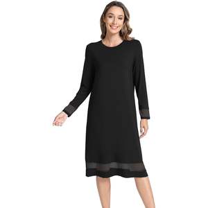 Camisón de bambú transpirable y suave para mujer, ropa de dormir, pijamas para damas, ropa al por mayor, OEM ODM. - Product Image 1