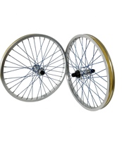 Roues BMX POLSO WS017-B14 20 pouces en alliage d'aluminium, roues de vélo de style libre pour BMX, cyclisme, conduite en plein air