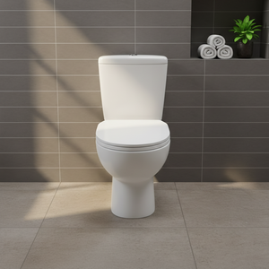 Lenin Sanitaryware, juego de doble descarga de una pieza, trampa P alargada de cerámica moderna para Villa, baño, escuela, Hotel, baño, Hospital - Product Image 3