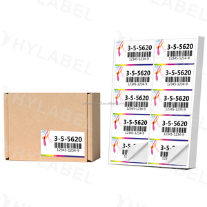 4 lên 210mm x 297mm <span class=keywords><strong>A4</strong></span> Nhãn dán nhãn giấy dính nhãn <span class=keywords><strong>A4</strong></span> địa chỉ vận chuyển nhãn dán nhãn cho laser và máy in phun - Product Image 6