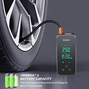 Nueva llegada bomba de aire multifuncional portátil 3600mAh Digital inalámbrico recargable bicicleta eléctrica coche Inflador de neumáticos