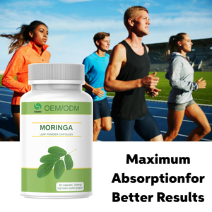Kapsul bubuk daun Moringa FM OEM/ODM 92 + nutrisi dan 46 jenis antioksidan mendukung manajemen berat dewasa - Product Image 5