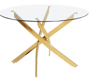 Fabricación al por mayor Mesa ocio mesas de café mesa de comedor de vidrio templado para restaurante - Product Image 1