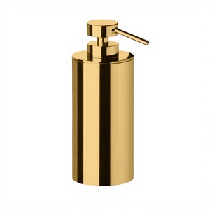 Distributeur de savon au design attrayant, fait main, en acier inoxydable doré poli, au meilleur prix - Product Image 1
