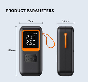 Inflador de Neumáticos, Compresor de Aire Portátil, Bomba de Aire para Neumáticos de Automóvil, Monitor de Presión de Neumáticos, Manómetro Digital, Luz LED, Automático - Product Image 6
