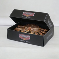 Boîte à fruits de mer étanche en feuille alvéolée PP, directement de l'usine, personnalisée pour produits aquatiques congelés, emballage pour chaîne du froid pour le commerce