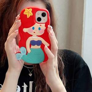 Artoon ilicono 3D ununny ittle Maid ermaid Hone ases o iONE Hone 14 13 12 11 ro - Product Image 4