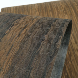 2024 nouveau Design <span class=keywords><strong>gris</strong></span> marron larges rayures <span class=keywords><strong>placage</strong></span> de <span class=keywords><strong>bois</strong></span> d'ingénierie taille 2 '* 8' pour panneau de Plwood de visage de peau de Table - Product Image 5