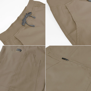 Nuevo Color <span class=keywords><strong>de</strong></span> manga corta para mujer, traje elástico <span class=keywords><strong>de</strong></span> secado rápido, quirófano, conjunto <span class=keywords><strong>de</strong></span> uniforme <span class=keywords><strong>de</strong></span> <span class=keywords><strong>enfermera</strong></span>, uniforme <span class=keywords><strong>de</strong></span> salón <span class=keywords><strong>de</strong></span> belleza - Product Image 3