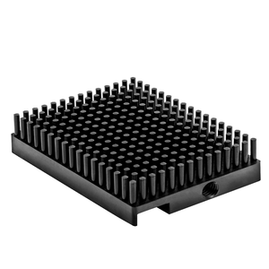 30W Chiều Dài Chiều Rộng 100*75Mm Và Chiều Cao 25Mm Đen Anodizing Hình Chữ Nhật Led Light Nhôm Pin Fin Led Strip Heat Sink - Product Image 5