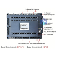 Panel de Control Industrial PLC/HMI Todo en Uno con Interfaz Ethernet y Pantalla Táctil HMI para Interfaz Humano-Máquina en PC Industriales