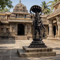 Sculpture en métal personnalisée de grande taille, représentant le dieu hindou indien Vinayagar Ganesha, en cuivre coulé, statue d'art