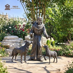Sculpture religieuse classique TREVI en bronze grandeur nature pour église, service de moulage à la cire perdue sur mesure pour commémoration catholique - Product Image 4