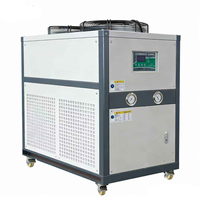 Refroidisseur d'eau industriel refroidi par air pour moulage par injection, refroidisseur industriel portable avec roulettes, refroidisseur d'eau