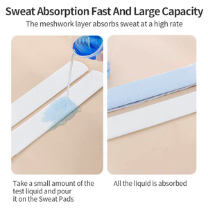 Protector de cuello adhesivo de grado médico, almohadilla para el sudor, absorbente, Invisible, almohadilla para el sudor para camisa - Product Image 3