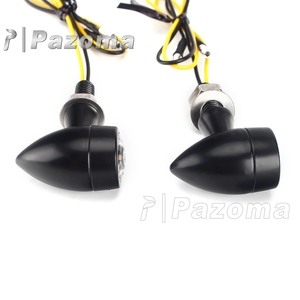<span class=keywords><strong>Clignotant</strong></span> <span class=keywords><strong>LED</strong></span> universel noir de 8mm pour moto, lumière clignotante ambre pour <span class=keywords><strong>Harley</strong></span> Kawasaki Suzuki Yamaha Honda - Product Image 4