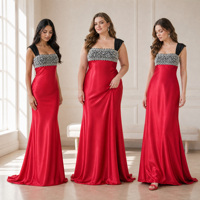 Robe de soirée sirène moulante YEZEYE grande taille sexy avec paillettes et franges bronze pour femme – Élégante pour les fêtes