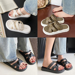Fashionable Versatile Soft Soled <b>Beach</b> Shoes <b>For</b> Outerwear Paired With Casual Flat <b>Slippers</b> <b>For</b> <b>Women</b> - Product Image 5