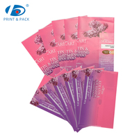 Étiquette thermorétractable personnalisée pour flacon cosmétique, crème pour le visage, shampoing, après-shampoing, emballage imperméable, film thermorétractable