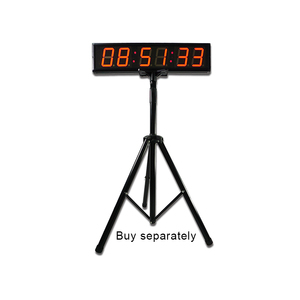 นาฬิกาติดผนังจอ <span class=keywords><strong>LED</strong></span> ขนาดเล็ก4นิ้วทนทานนับถอยหลังสีแดง6หลักสำหรับโฮมออฟฟิศปรับแต่งเป็นตัวจับเวลาได้ - Product Image 6