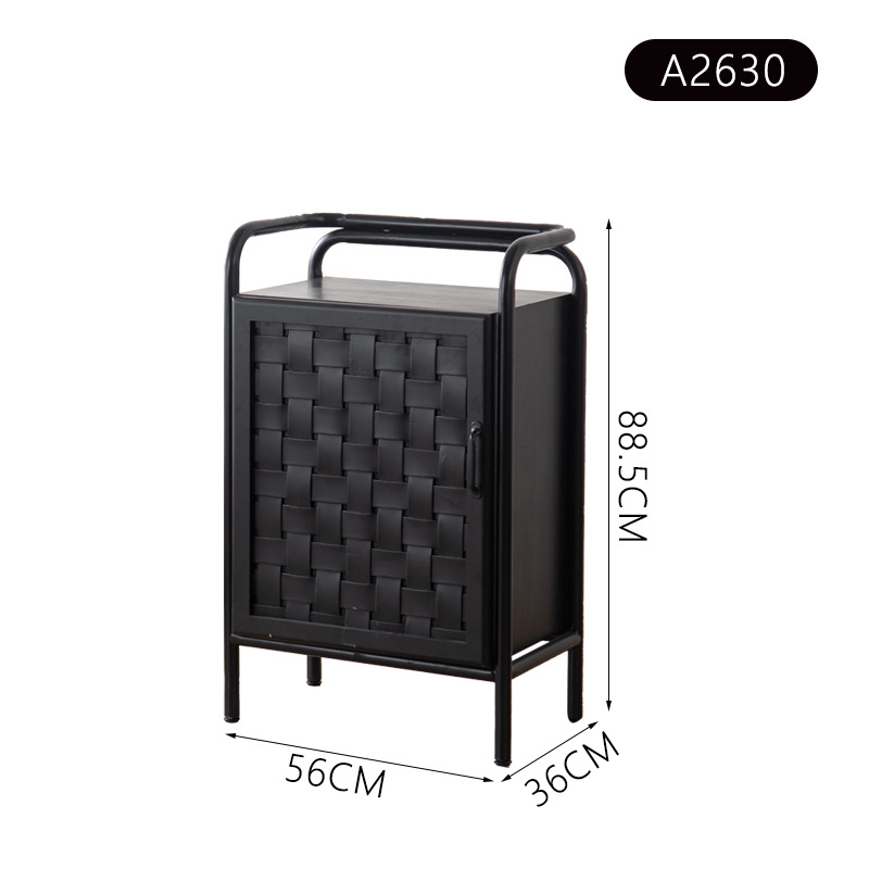 โต๊ะข้างเตียงสีดำ - A2630