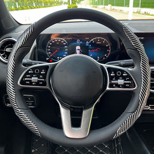 Cubierta de <span class=keywords><strong>volante</strong></span> deportivo con textura de fibra de carbono, cubierta <span class=keywords><strong>protectora</strong></span> de timón, caja de abrazadera segmentada, piezas y accesorios Automotrices - Product Image 4