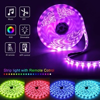 Qipao — bande lumineuse RGB Led intelligente, 12V, DC, Flexible, mélangeur vocal, musique, télécommande wi-fi, Kingstar, 5050