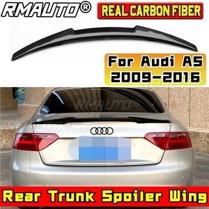 สปอยเลอร์หลังทรง M4 สำหรับรถยนต์ Audi A5 B8 COUPE 2 ประตู ปี 2009-2016 ชุดแต่งสปอยเลอร์ฝากระโปรงท้าย สไตล์ M4 ชิ้นส่วนภายนอก สปอยเลอร์ฝากระโปรงท้าย - Product Image 1