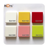 Koris – feuille de surface solide en acrylique, rebord de fenêtre intérieur en marbre artificiel