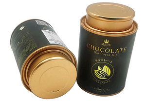 Tube de papier en poudre d'herbe de 76 mm de diamètre emballage boîte en carton biodégradable en poudre de fleur de café - Product Image 5