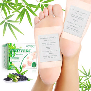 VCGSIG 100% 천연 30개입 딥 클렌징 대나무 디톡스 풋 패치 스트레스 완화 및 숙면 - Product Image 4