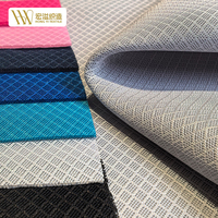 Vente en gros de tissus en maille respirante 3D en polyester 100% tricoté chaîne, couleurs personnalisées, pour la fabrication des empeignes de chaussures