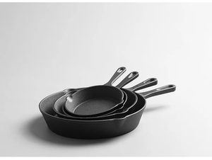 In Stock <strong>Grill</strong> <strong>Pan</strong> Sizzling Hot Plate <strong>Fry</strong> <strong>Pan</strong> 4pcs Set Cast Iron Cooking Steak Plate Cookware Set Fryingpan Skillet <strong>Pan</strong> - Product Image 5